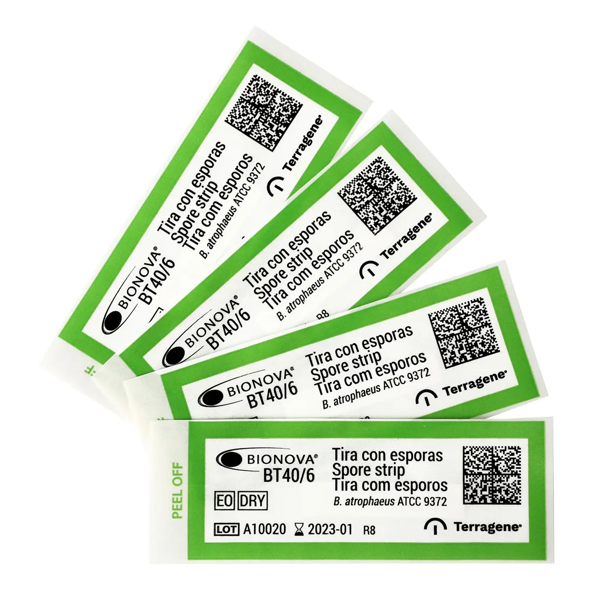 BT40 – Bioindicador de esporos para ETO e calor seco