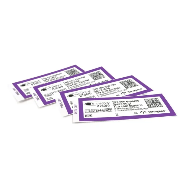 BT60 – Bioindicador de Esporos Duplos para Esterilização